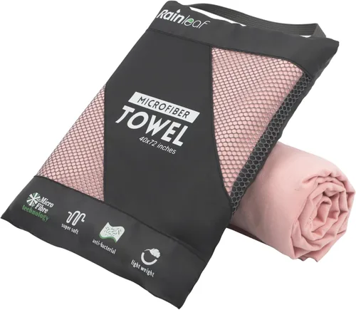 Miniatura 21 de Toalla de microfibra Rainleaf perfecta para viajes y gimnasio y camping. Secado rápido - Super absorbente - Ultra compacta - Liviana. Adecuada
