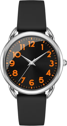 Miniatura 3 de Bisley Watch for Women Numeral Dial Easy to Read Silicone Strap Fit for All Wrist Waterproof Fasion Watch Gift for Her