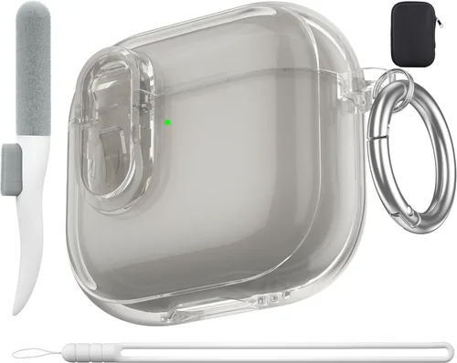 Miniatura 47 de Valkit Funda compatible con AirPods Pro, transparente con kit de limpieza, funda protectora de TPU suave para AirPods Pro Gen 2nd/1st 2023/2022/2019