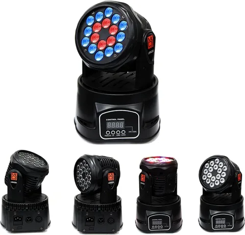 Miniatura 3 de MR DJ USA - LMH230 100W RGBW 18-LED Cabeza móvil DJ Luz