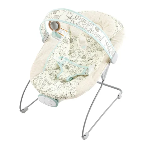 Miniatura 13 de Bouncer para bebés, asiento hinchable para bebés con música y vibraciones, balancín portátil para recién nacidos