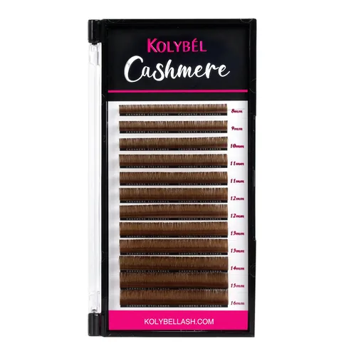 Miniatura 11 de Extensiones de pestañas de cachemira de 0.05 mm, rizo D de 0.31-0.62 pulgadas, bandeja mixta de 8-16 mm, extensiones de pestañas individuales