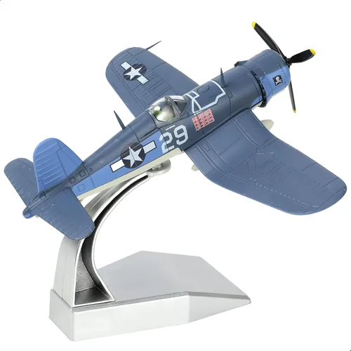 Miniatura 13 de NUOTIE Modelo Spitfire Fighter a escala 1/72, modelo legendario de combate de la Segunda Guerra Mundial, modelos de avión de metal fundido a presión