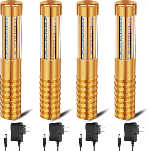 Miniatura 9 de 6 botellas de luz estroboscópica de bastón, luces de servicio, bengalas, botellas de champán reutilizables, decoración de luz de mano para bar, 6
