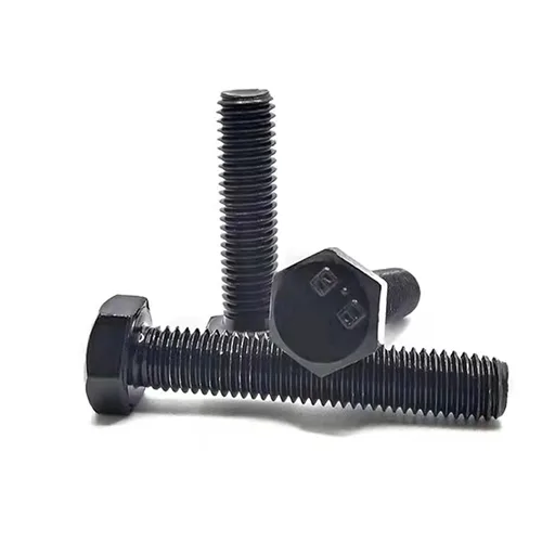 Miniatura 8 de M12-0.069 x 0.787 in Acero al carbono Grado 8.8 Tornillos de cabeza hexagonal externa Tornillos de rosca métrica Tornillos hexagonales Sujetadores