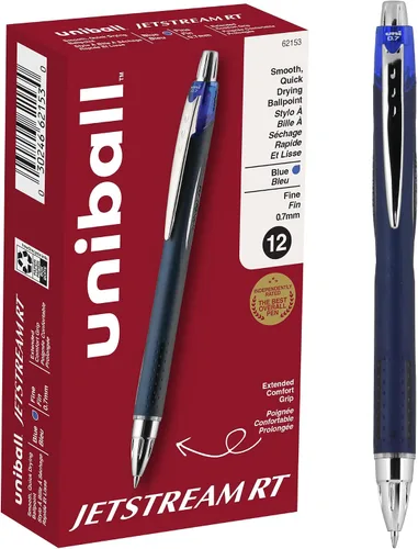 Miniatura 13 de Uniball 70879 Uni-Ball Jetstream Punta Fina 0.7 Mm Paquete de 3, Surtido