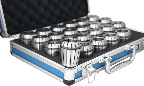 Miniatura 2 de Accusize Industrial Tools Juego de 23 pinzas Er40, tamaño de 1/8 a 1 pulgada en caja fuerte ajustada, 0223-0935