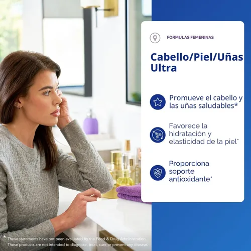 Miniatura 3 de Pure Encapsulations Suplemento Ultra Avanzado de Belleza para Cabello/Piel/Uñas - Suplemento de Biotina y Colágeno para el Apoyo del Cabello