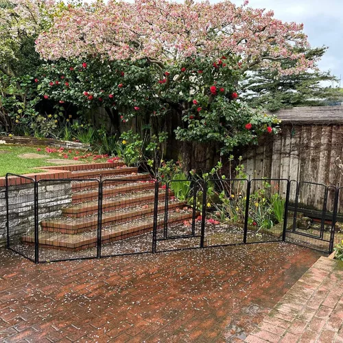 Miniatura 3 de FXW Anclaje de valla a pared (paquete de 4) para uso con corralito para perros en patio, jardín, puertas, chimenea, interior/exterior, se adapta a