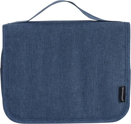 Miniatura 4 de Brookstone Neceser de viaje – Neceser para mujeres y hombres con gancho para colgar – Organizador de artículos de tocador ligero para viajes, Azul