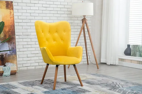 Miniatura 11 de Roundhill Furniture - Silla decorativa doarnin contemporánea de terciopelo sedoso con respaldo de botones, Tela, Chocolate