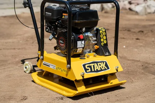 Miniatura 5 de Stark USA Stark 6.5hp Walk-Behind Vibración 21 pulgadas x 21 pulgadas Compactador de placa 2248lbs Force 196cc Motor Vibratorio Tamper Power