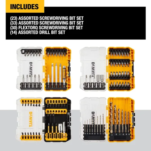 Miniatura 6 de DEWALT Kit de herramientas mecánicas (DWMT73803) y juego de destornilladores y brocas (DWA2FTS100)