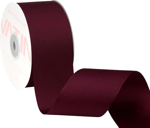 Miniatura 71 de Vatin - Rollo de cinta de grogrén, rollos de 25-50 yardas, perfecto para decoración de bodas, coronas, baby showers, envolturas de paquete de regalo