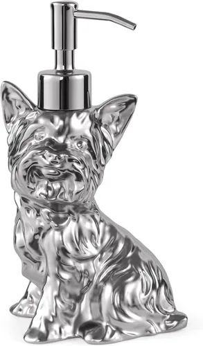 Miniatura 10 de Dispensador con Forma de Bulldog Francés de Jabón/Loción/Desinfectante de Manos Dispensador con Bomba de Cerámica de Acero Inoxidable Bulldog