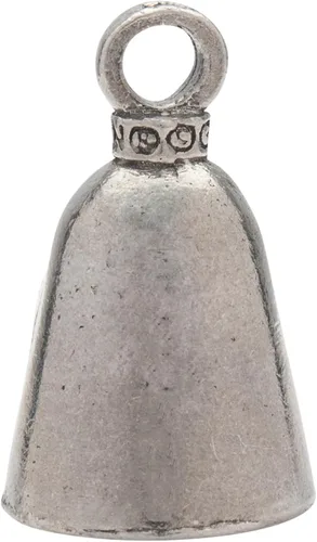 Miniatura 2 de Campana de buena suerte contra el mal de ojo de Guardian Bell con llavero y bolsa de regalo de terciopelo negro Regalo de buena suerte de peltre
