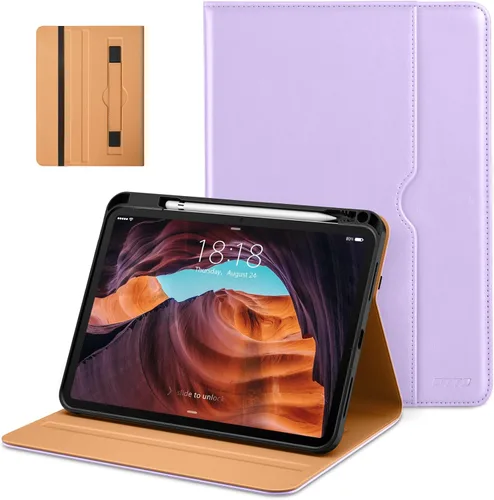 Miniatura 28 de DTTO Funda para iPad (A16) 11ª Generación de 11 Pulgadas 2025, Funda para iPad 10ª Generación de 10.9 Pulgadas 2022, Funda de Soporte Folio de Blanco