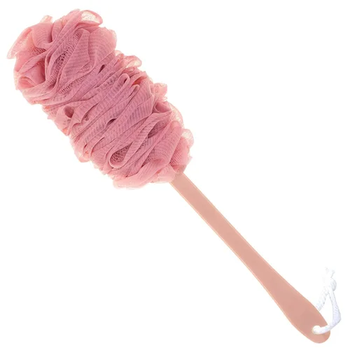 Miniatura 15 de Esponja de malla de nailon suave para ducha, esponja de malla de nailon suave para ducha, esponja en un palo para hombres y mujeres, exfoliante
