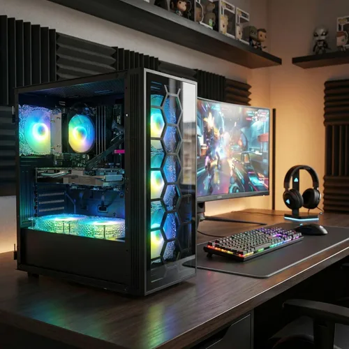 Miniatura 5 de STGAubron Computadora de escritorio para videojuegos, GeForce RTX 2060 Super 8G, Intel Core i7 hasta 3.9G, 32G RAM, SSD de 1 TB, WiFi 6, BT 5.0