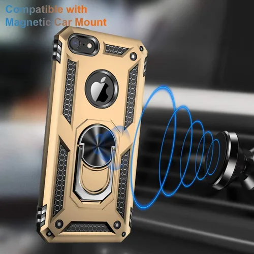 Miniatura 147 de Jeylly Funda para iPhone SE/Funda para iPhone 5S, Exterior de Plástico Duro que Absorbe Golpes + Interior de Silicona de Goma Defensor contra