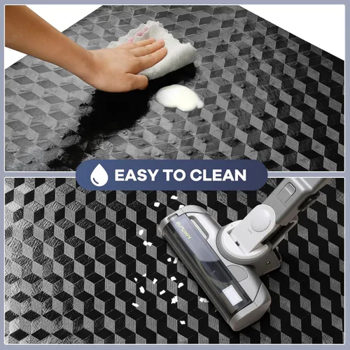 Miniatura 5 de BesWin Tapete para silla de oficina, 48 x 36 pulgadas, tapete para silla de escritorio de computadora para suelos de moqueta baja, protector