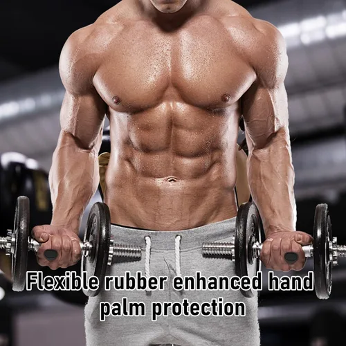 Miniatura 6 de Guantes de entrenamiento para mujeres y hombres, agarre antideslizante para entrenamiento de crossfit y levantamiento de pesas, empuñaduras de mano