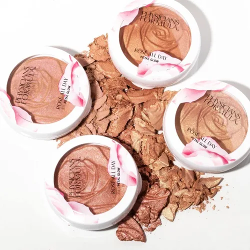 Miniatura 5 de Physicians Formula Rosé All Day Set & Glow Polvo Iluminador Destacado Luminoso, Aprobado por Dermatólogos