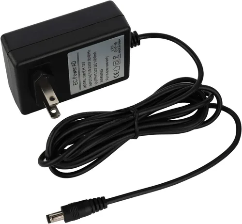 Adaptador de CA de fuente de alimentación de 9.8 pies 12V 1A para Yamaha PSR, YPG, YPT, DGX, DD, EZ y P Serie de Teclado Digital (PA130 PA150