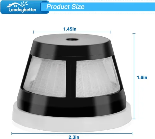 Miniatura 6 de Leadaybetter 29869 Filtros compatibles con Bissell AeroSlim 29869 29861 29867 29868 29866 2986 29864 2986T 29863, paquete de 4 repuestos de filtro