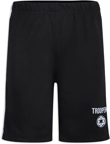 Miniatura 6 de STAR WARS Darth Vander, Stormtrooper, Grogu - Conjunto de camiseta y pantalón corto para niños pequeños - BeigeNegroBlanco