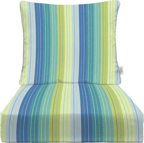 Miniatura 62 de RSH DECOR: Sunbrella - Cojín de asiento profundo con respaldo de almohada, asiento de 23 x 24 x 5 pulgadas, tela de rendimiento resistente al agua