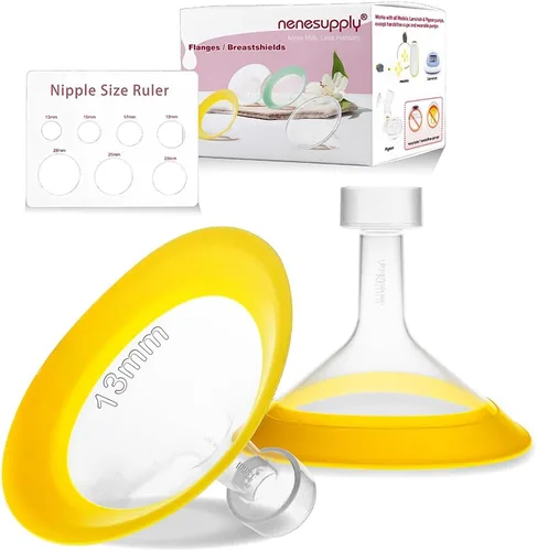Miniatura 16 de Nenesupply Brida suave de 19mm compatible con piezas de extractor de leche Medela, repuesto de brida de 19mm para accesorios Medela compatibles