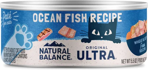 Miniatura 10 de Natural Balance Original Ultra - Alimento enlatado húmedo para gatos, receta de atún y camarones, 5.5 onzas (paquete de 24)