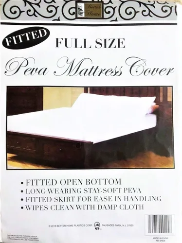 Miniatura 4 de Better Home PEVA - Protector de colchón ajustable, impermeable, sin polvo, sábana (individual)