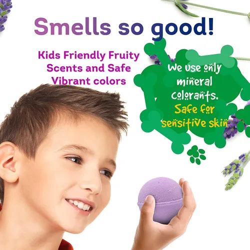 Miniatura 8 de Juego de bombas de baño para niños con juguetes sorpresa en el interior para niños (cachorros pequeños)
