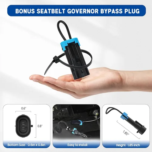 Miniatura 5 de UNIGT UTV - Espejos retrovisores compatibles con Polaris Ranger 570 900 XP 1000/Can-Am Defender Pro-Fit 2015+ espejos laterales separables