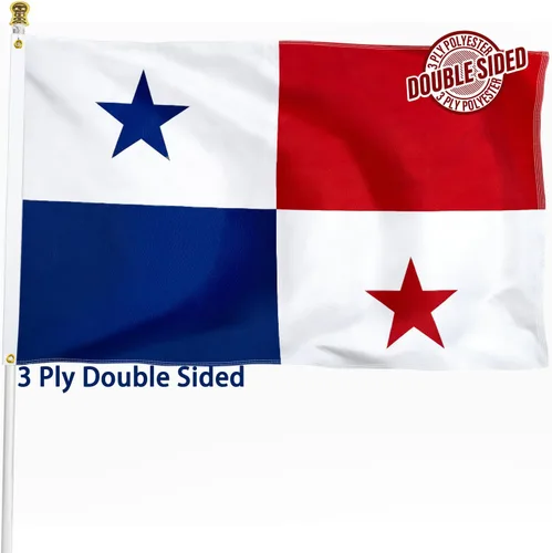 Miniatura 22 de Bandera de Nicaragua de 3 x 5 pies para exteriores, bandera nacional nicaragüense, bandera nacional nicaragüense, doble cara de 3 capas de poliéster