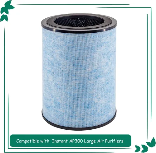 Miniatura 2 de Repuesto de filtro AP300, compatible con el purificador de aire Instant® AP300, HEPA verdadero de grado H13 y filtros de carbón activado, comparado