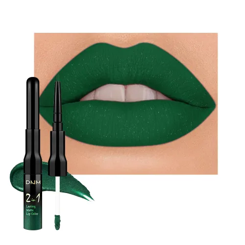 Miniatura 29 de evpct 3 Piezas Delineador de Labios Mate Ciruela Oscuro Morado Rosa Rojo Oscuro y Juegos de Lápiz Labial Líquido para Mujeres de Larga Duración