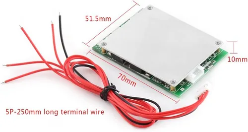 Miniatura 7 de Tablero de protección de batería de hierro de litio, 4S 100A 12V LiFePO4 LFP Placa de módulo de protección de batería 1pc con la función