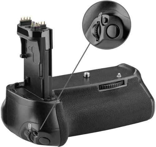 Miniatura 8 de Kit de agarre de batería para cámara SLR digital Canon EOS 70D, EOS 80D, EOS 90D incluye agarre de batería de repuesto BG-E14 + cantidad de 2