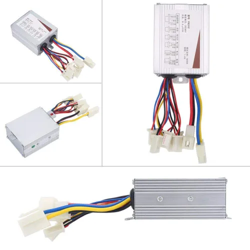 Miniatura 3 de Motor cepillado controlador 36 V 500 W controlador de velocidad del vehículo Motor de cepillo 36 V Controlador de velocidades variables para scooter