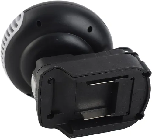 Miniatura 9 de lyrlody Ventilador de calentador portátil alimentado por batería 18V iones de litio 2 ajustes de temperatura 30-80 Calentador eléctrico compacto
