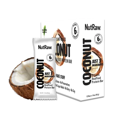 Miniatura 10 de Nutrawbar, Superalimento orgánico, barra de frutas crudas y nueces, higo entero, 1.4 onzas, 12
