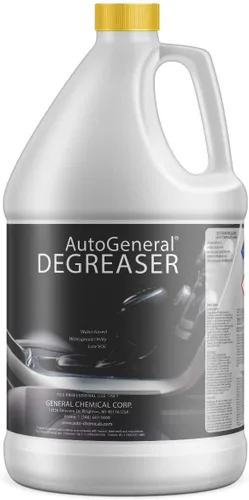 AutoGeneral Desengrasante: Fórmula de grado profesional de fuerza industrial, limpiador alcalino resistente para garajes, pisos, hormigón y más