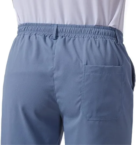 Miniatura 6 de Pantalones casuales de lino de algodón para hombre, pantalones sueltos de playa, pantalones largos de yoga ligeros