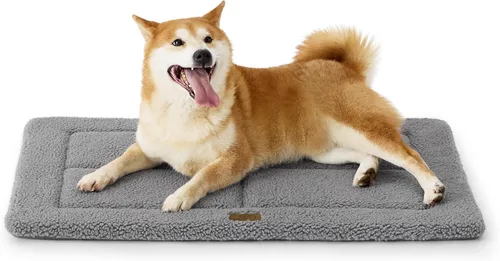 Miniatura 12 de Bedsure Cama Lavable para Jaula de Perro para Perros Pequeños, Alfombra de Espuma Suave para Suelo de Mascotas, Almohadilla Versátil y Ligera
