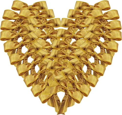 Miniatura 31 de 50 lazos de oro blanco de 3-1/2 pulgadas con lazos giratorios para envolver regalos, embalaje, decoración de Navidad (W.Gold)