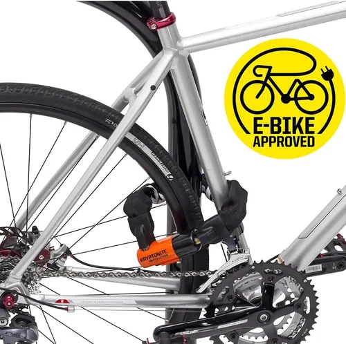 Miniatura 5 de Kryptonite Evolution 1055 - Cerradura de cadena para bicicleta, 1.8 pies de largo, cadena de acero de 0.394 in, resistente, antirrobo, vendida