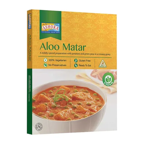Miniatura 42 de Ashoka Comidas indias tradicionales 1932, curry de verduras mixtas veganas, platos principales listos para comer para microondas, Shahi Navratan